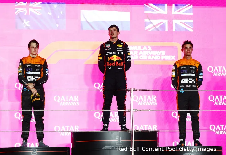verstappen norris piastri podium qatar