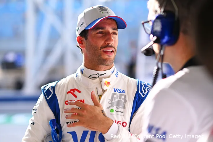 Er wordt gezegd dat Horner Ricciardo heel, heel graag weer naast Verstappen wil hebben. Maar gaat dat dit jaar al gebeuren? (Foto: Red Bull Content Pool/Getty Images)