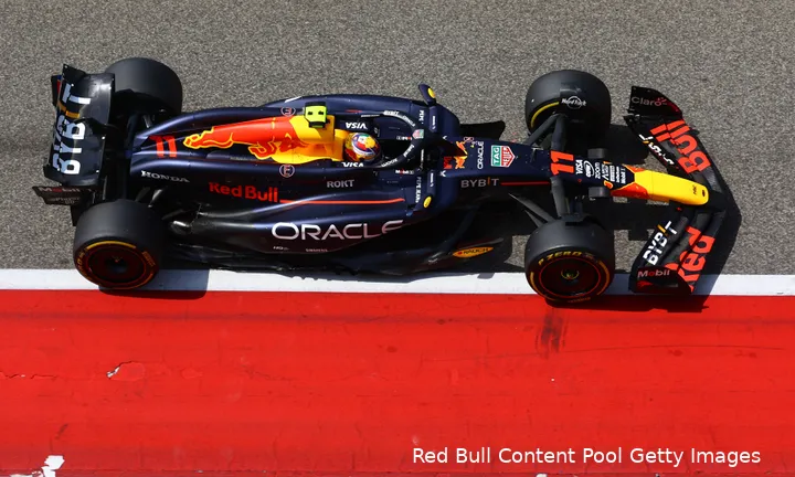 sergio perez rb20 bahrein wintertestdagen