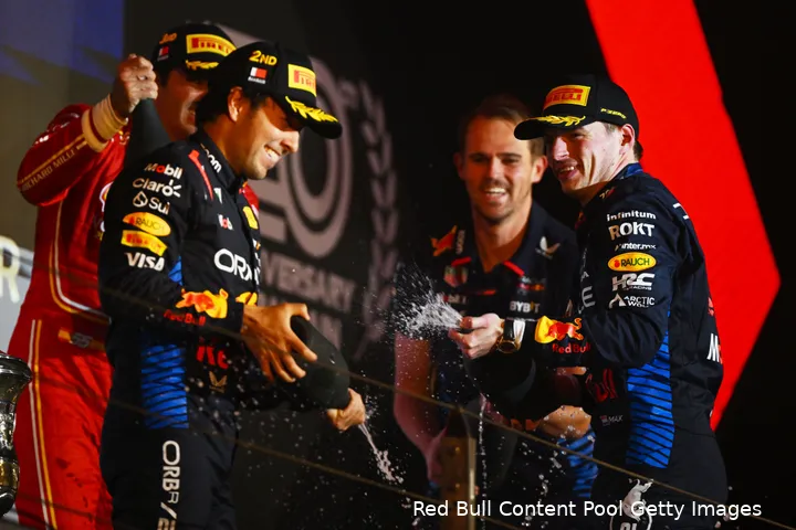 sergio perez max verstappen red bull bahrein gp 2024gb