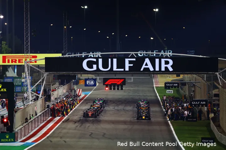 start grid bahrein gp 2024
