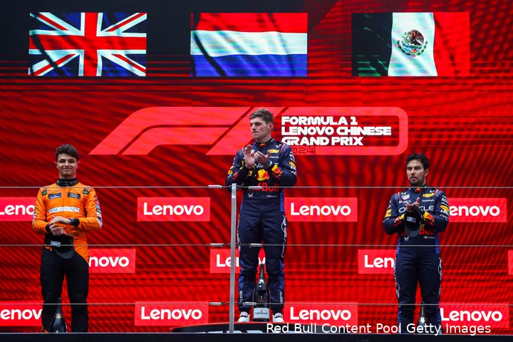Vier zeges in vijf races voor Verstappen en Red Bull Racing. (Foto: Red Bull Content Pool/Getty Images).