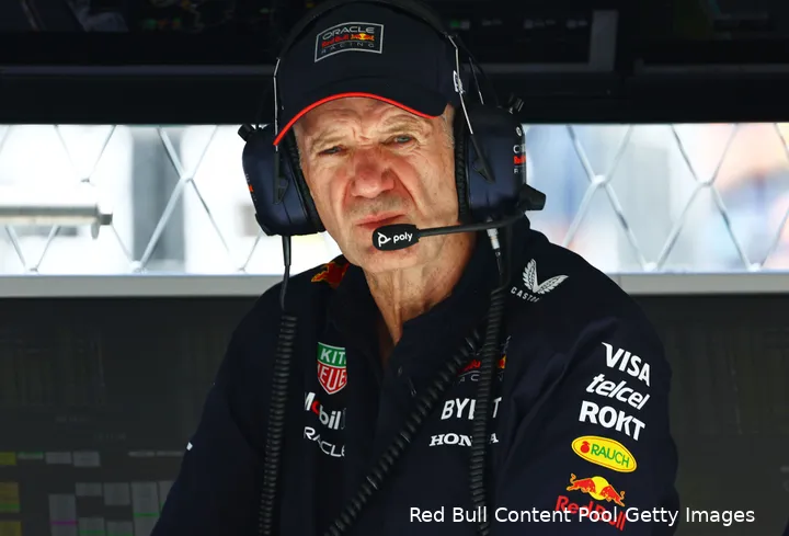 Newey, hier nog in Red Bull-kleding.