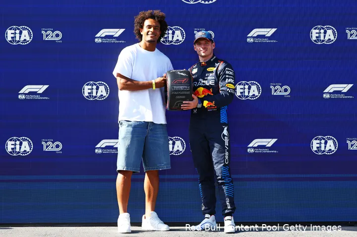 max verstappen pole position imola 2024 4 bandje