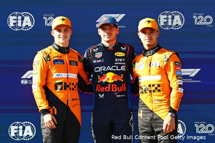 max verstappen pole position imola 2024 mclaren oscar piastri lando norris 2