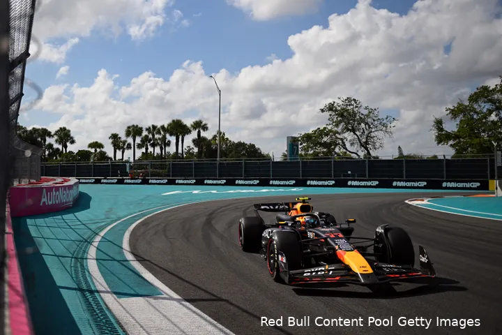 sergio perez red bull racing miami