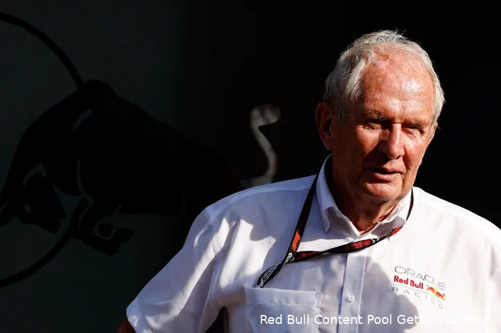 helmut marko red bull racing oostenrijk zaterdag kwalificatie 2024