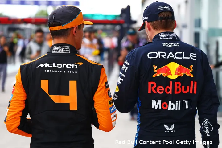 max verstappen redbullracing canada zaterdag 2024 lando norris
