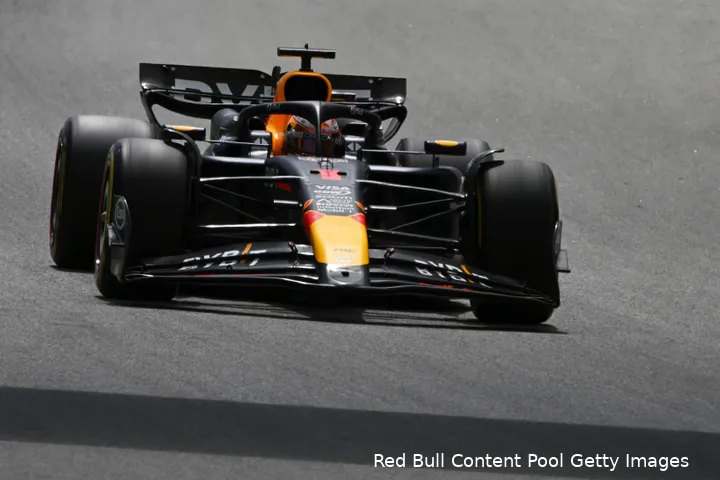 Verstappen beschikte in Spanje niet over de snelste bolide, maar wist desondanks toch te winnen. (Foto: Red Bull Content Pool/Getty Images)