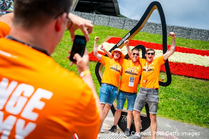 red bull ring oranje fans verstappen