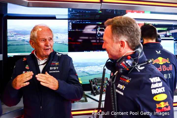 helmut marko christian horner red bull racing groot brittannie vrijdag 2024