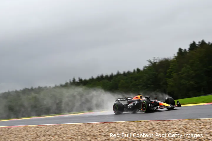 Max Verstappen en het weer op Spa-Francorchamps, Grand Prix van België 2024.