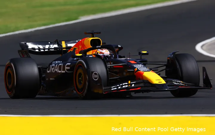 max verstappen racedag hongarije 2024 redbullracing