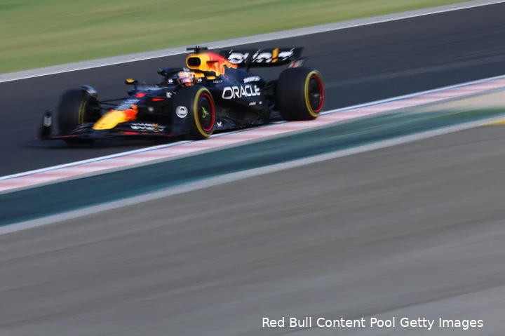 Verstappen had remmen die maar niet wilden bijten. (Foto:&nbsp;Red Bull Content Pool Getty Images)