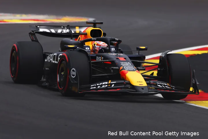 max verstappen vt2 vrijdag belgie 2024