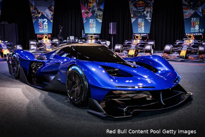 De RB17 tijdens de prestatie in Goodwood