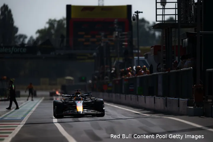 Verstappen werd slechts zevende in de kwalificatie van Monza.