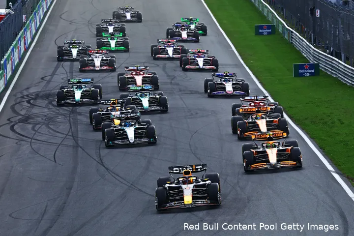 nederland 2024 zandvoort start max verstappen lando norris 4