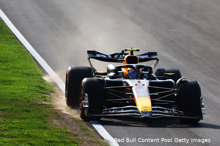 Sergio Pérez, slechts twee honderdsten achter Verstappen dit keer, kwalificatie Grand Prix van Italië, 2024