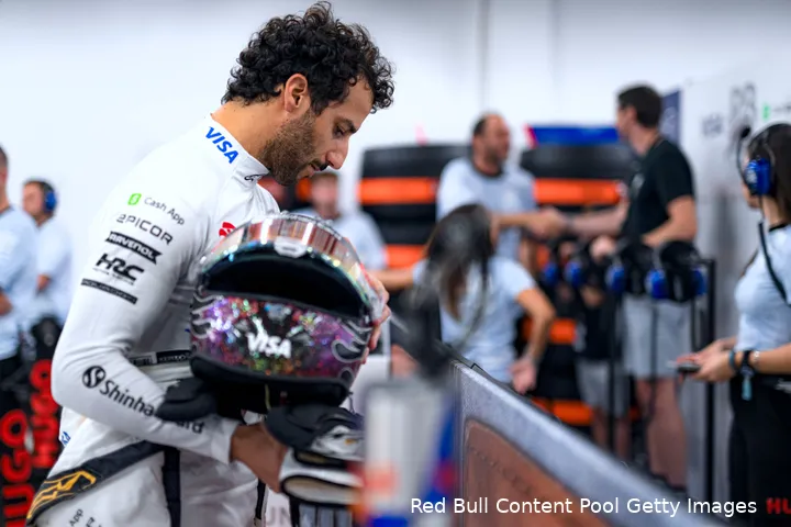 Ricciardo in Singapore.