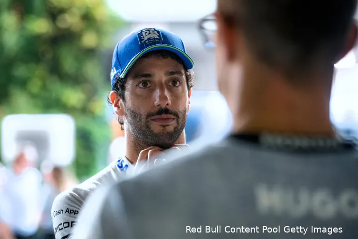 Ricciardo zit in Austin mogelijk niet meer in de RB-bolide.