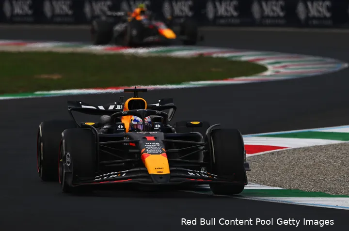 Verstappen en Red Bull speelden in Monza slechts een bijrol.