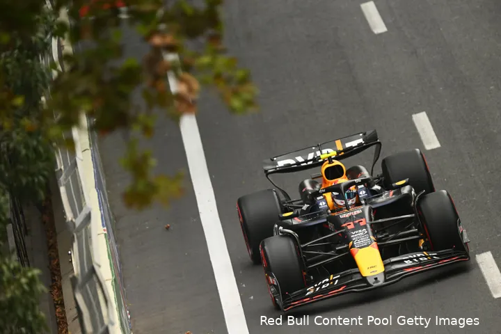 Pérez verslaat Verstappen voor het eerst in 36 kwalificaties, Grand Prix van Azerbeidzjan 2024.