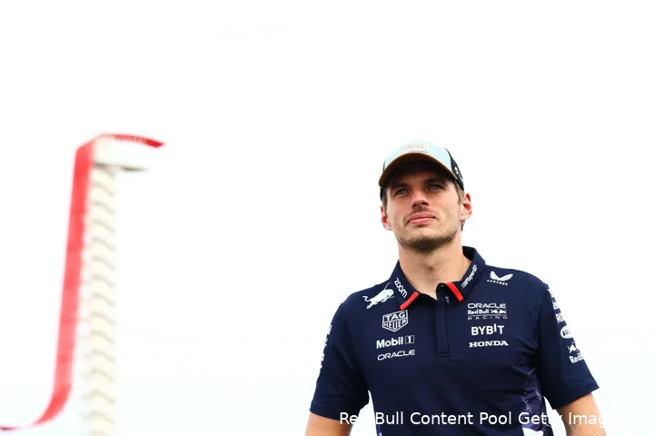 max verstappen mediadag texas donderdag 2024