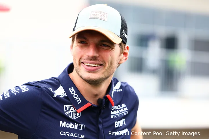 max verstappen mediadag texas donderdag 2024