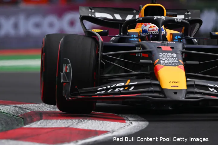 max verstappen rb20 zaterdag kwalificatie redbullracing mexico