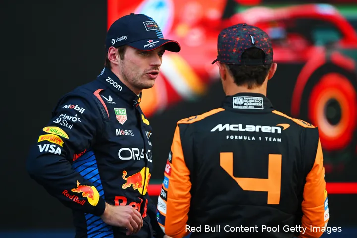max verstappen rb20 zaterdag kwalificatie redbullracing mexico lando norris