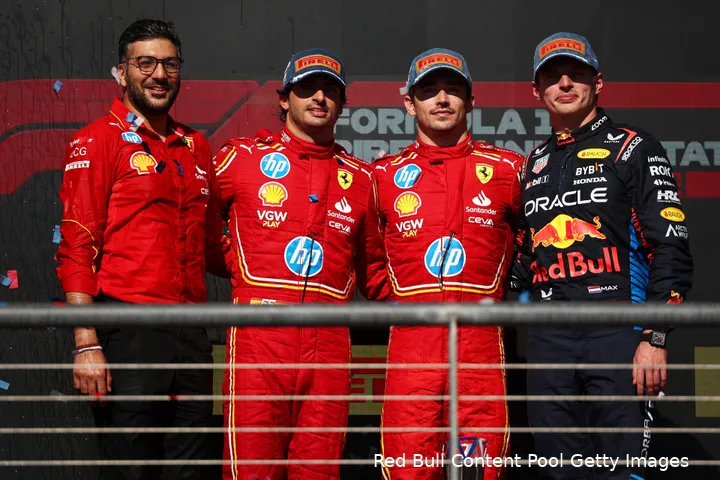 max verstappen red bull racing gp verenigde staten 2024 ferrari charles leclerc carlos sainz 10