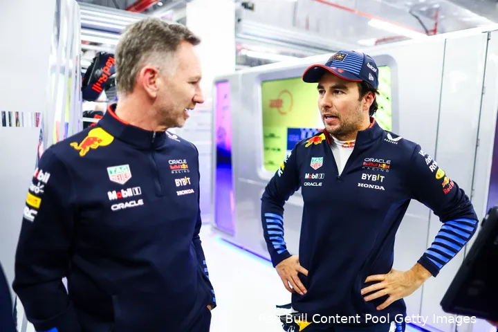 christian horner sergio perez redbullracing 2024 qatar