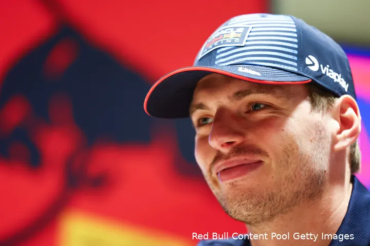 <i>Winter heeft Verstappen hoog zitten.</i>