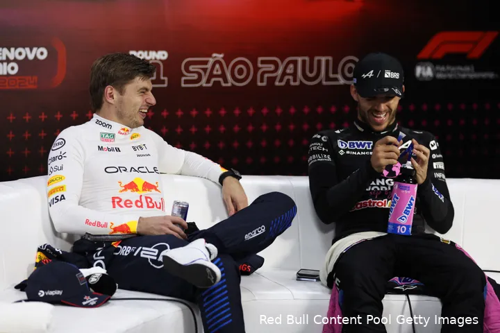 max verstappen pierre gasly red bull racing gp sao paulo zondag 2024