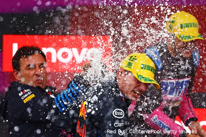 max verstappen pierre wache esteban ocon alpine red bull racing gp sao paulo zondag 2024