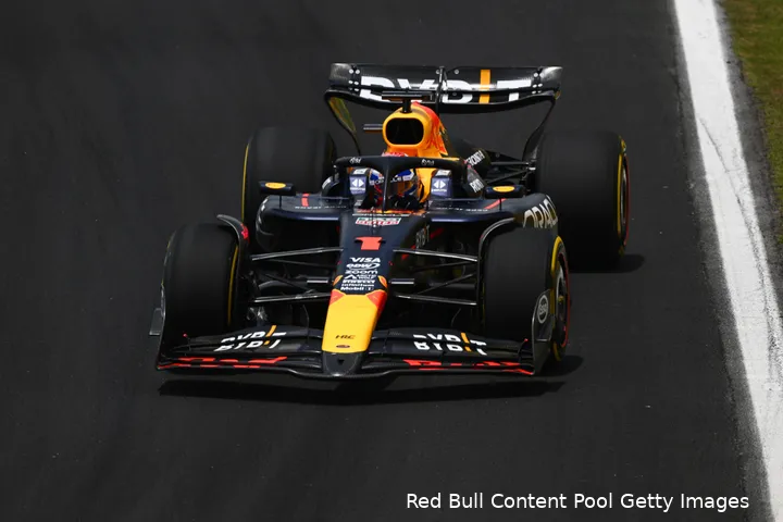 Verstappen was ook blij met de pace van de RB20.