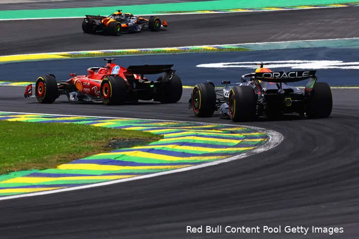 max verstappen red bull lando norris mclaren ferrari charles leclerc racing gp sao paulo zaterdag 2024