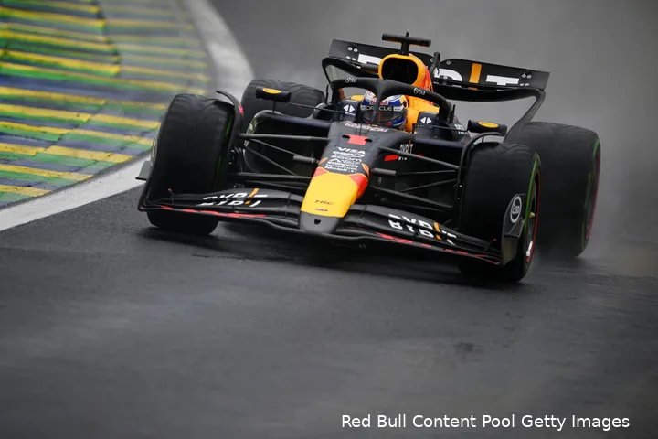 max verstappen zondag brazilie kwalificatie 2024 redbullracing