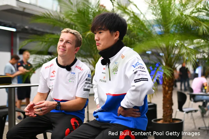 yuki tsunoda liam lawson brazilie 1