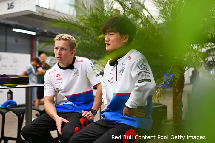 Een kleurloos weekend voor beide Red Bull-kandidaten.