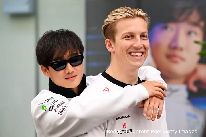 yuki tsunoda liam lawson brazilie 13