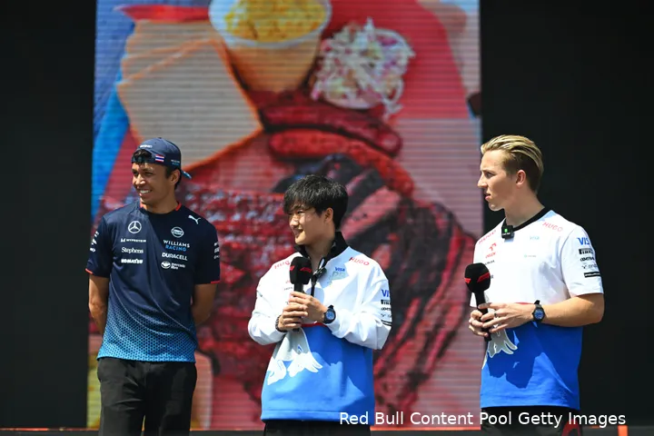 yuki tsunoda liam lawson brazilie 17 alexander albon