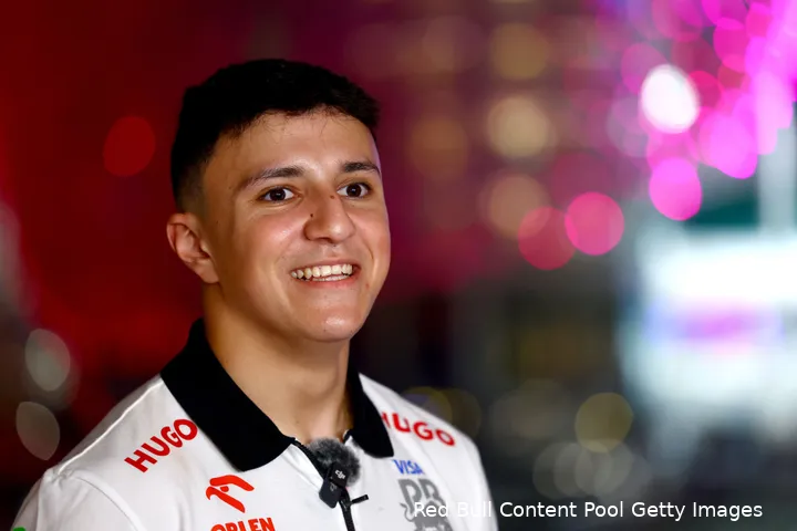 isack hadjar visa cash app rb racing bulls vcarb 2024 12