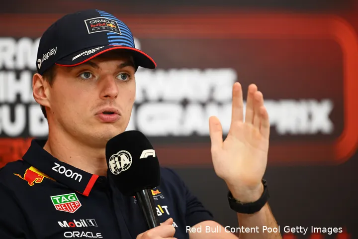 <i>Windsor wijt het taalgebruik van Verstappen aan de media-afdeling van Red Bull.</i>