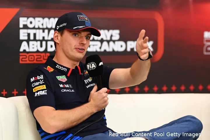 max verstappen abu dhabi 2024 donderdag 1 persconferentie 17