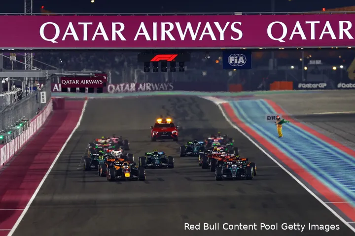 max verstappen lando norris qatar rb20 12 start 35