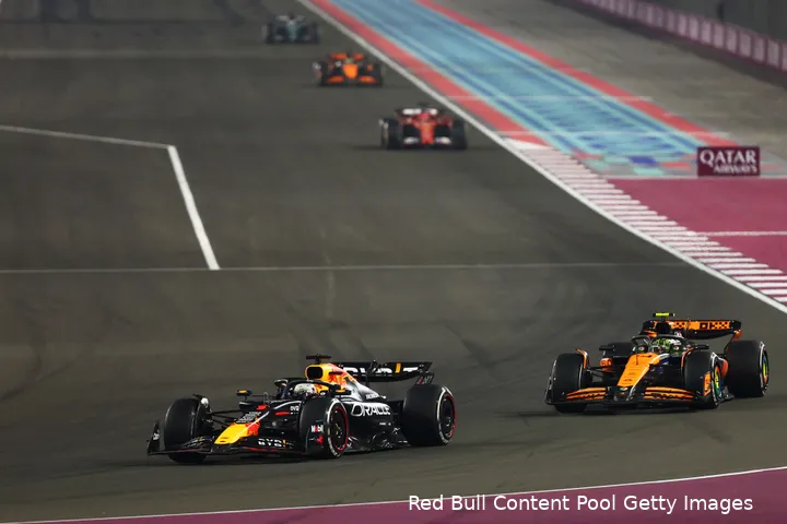 Verstappen en Norris vochten de titelstrijd uit.