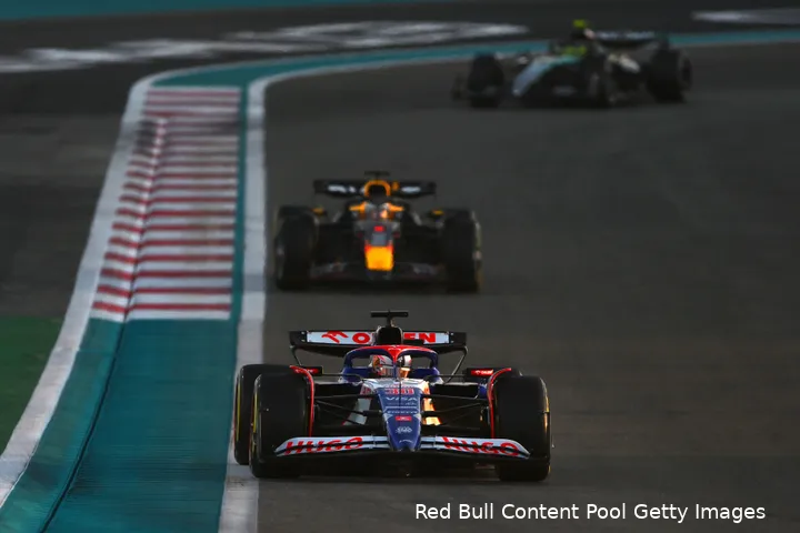 max verstappen rb20 red bull racing donker abu dhabi 2024 1 liam lawson 12
