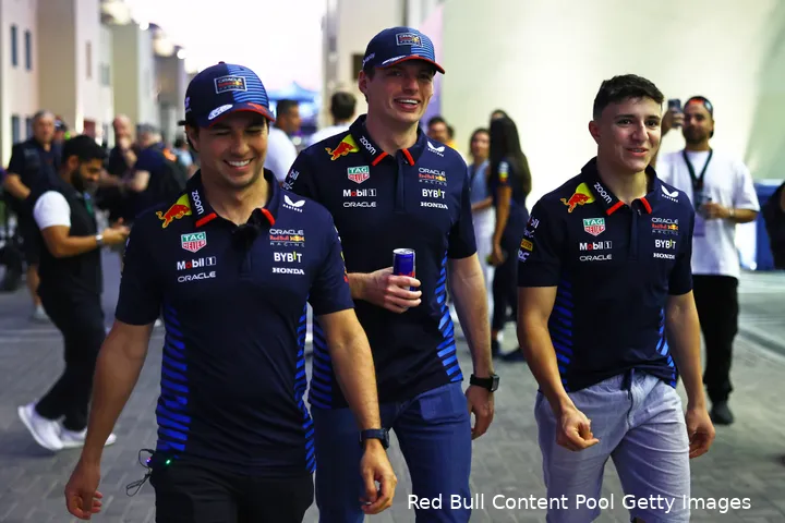 max verstappen sergio perez isack hadjar abu dhabi 2024 1